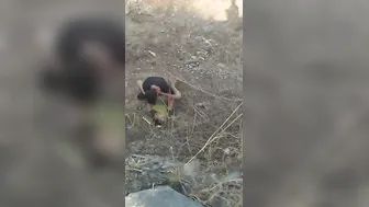 Village Slut Getting Banged Outdoors By Horny Young Local Stud