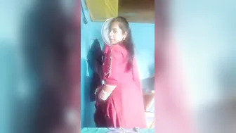 Newly Married Wife Showing Off Her Perfect Tits On Wedding Night