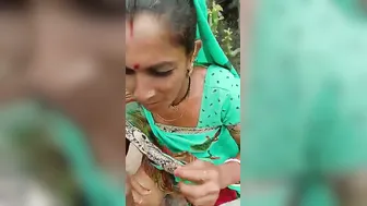 Local Village Slut Sucking Dick Deep In The Forest For Cash
