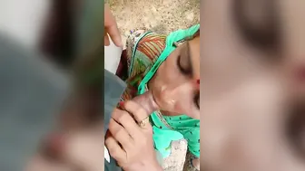 Local Village Slut Sucking Dick Deep In The Forest For Cash