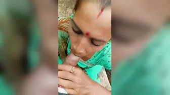Local Village Slut Sucking Dick Deep In The Forest For Cash