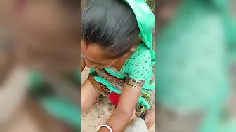 Local Village Slut Sucking Dick Deep In The Forest For Cash