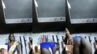 My Village GF Bending Over Showing Her Beautiful Brown Ass