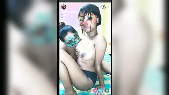 Horny Desi GFs Getting Wild Together On Their Webcam