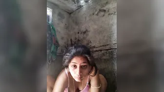 Village Wife Stripping Naked For Me In The Bathroom After Work