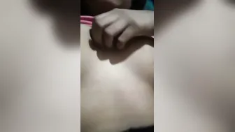 Sweet GF Revealing Her Tits And Pussy For Camera