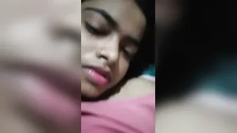 Sweet GF Revealing Her Tits And Pussy For Camera