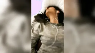 GF Getting Fingered Deep By Her Lover In Bedroom