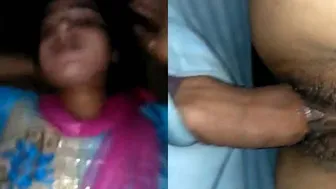 Hairy Pussy GF Riding Her Boyfriend Dick In Bedroom