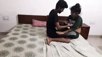 Indian Lovers Getting Intimate Teasing And Touching On Camera
