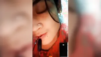 Beautiful Bengali Babe Stripping And Showing Everything Live