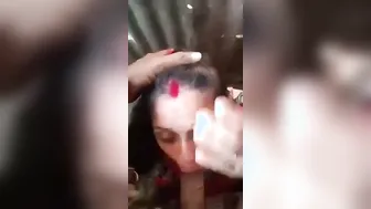 Bengali Housewife Sucking Cock Secretly Inside The Bathroom