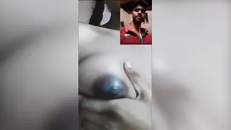 Shy Desi GF Nervously Exposing Her Petite Breasts On Camera