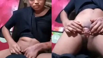 Bengali GF Spreading Legs And Showing Her Wet Pussy
