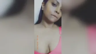 Bangladeshi College Babe Flashing Her Perky Tits On Video