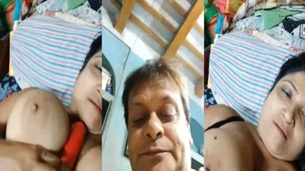 Horny Bengali Housewife Fucking Herself With Toy On Camera