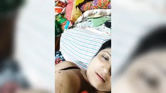 Horny Bengali Housewife Fucking Herself With Toy On Camera