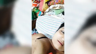 Horny Bengali Housewife Fucking Herself With Toy On Camera