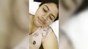 Shy Desi Girl Flashing Her Round Boobs For Her Boyfriend Cam