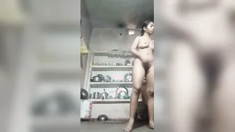 Village Girl Fucking Her Tight Pussy With Cucumber Dildo