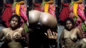 Desi Bengali Wife Exposing Her Wet Pussy And Natural Tits