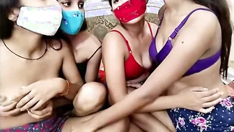 Indian Hostel Girls Stripping Naked On Cam Teasing Viewers Live