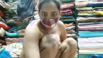 Naughty Bhabhi Trying Clothes And Stripping Naked In The Store