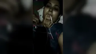 Lonely Bhabhi Exposing Her Heavy Tits During Private Video Call