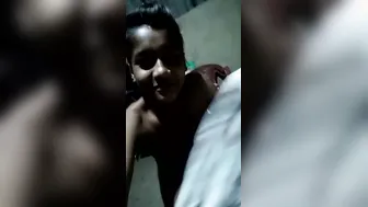 Lonely Bhabhi Filming Her Naked Body In Bedroom For Boyfriend