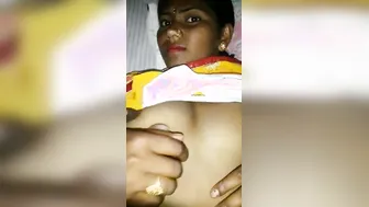 Devar Squeezing His Bhabhis Soft Tits During Private Cam Show