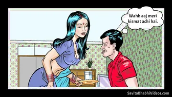 Busty Bhabhi Seducing The Salesman In Her Bedroom This Morning