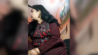 Naughty Desi Bhabhi Teasing With Her Perky Boobs On Camera Now
