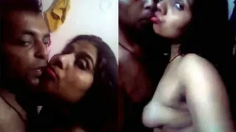 Indian Couple Enjoying Hot Blowjob Session Late At Night