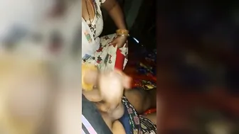 Bihari Wife On Her Knees Sucking Hubby Before He Goes To Work