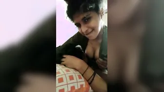 GF Feeding Her Man Breast Milk During Private Cam Show