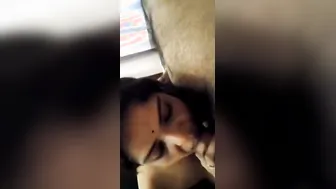 Naughty GF Sucking And Fucking Her Lover Tonight