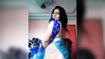 Curvy Marathi Wife Stripping Naked Showing Her Big Round Ass