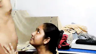 Chubby Bengali GF Pleasing Her Man With Hot Blowjob