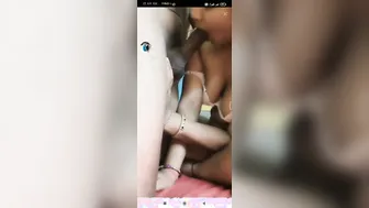 Indian Wife Sucking Him Live And Swallowing Everything
