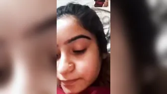 Village GF Showing Off Her Massive Tits On Video Call