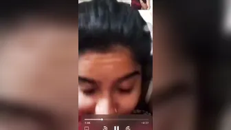 Village GF Showing Off Her Massive Tits On Video Call