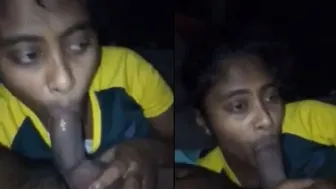 My GF Giving Me Messy Head Sucking Every Inch Of Cock