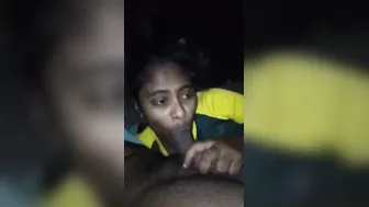 My GF Giving Me Messy Head Sucking Every Inch Of Cock