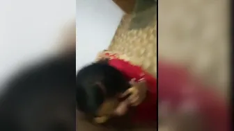 Young Housemaid Pleasing Her Owner After Cleaning The Bedroom