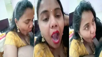 Tamil Milf Wife Licking Up Every Drop After Riding Him Hard