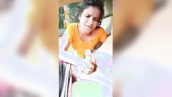 Slutty Wife Blowing Him Inside Parked Car Late At Night