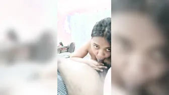 Tamil Milf Wife Giving Sloppy Wet Blowjob To Her Husband