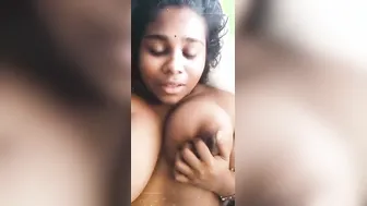 Busty Desi Babe Teasing And Showing Off Her Big Tits For Me