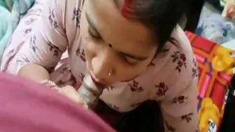 Married Housewife Recording Herself Giving Head To Her Lover