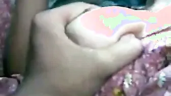 Pakistani GF Getting Her Huge Tits Sucked By Her Man